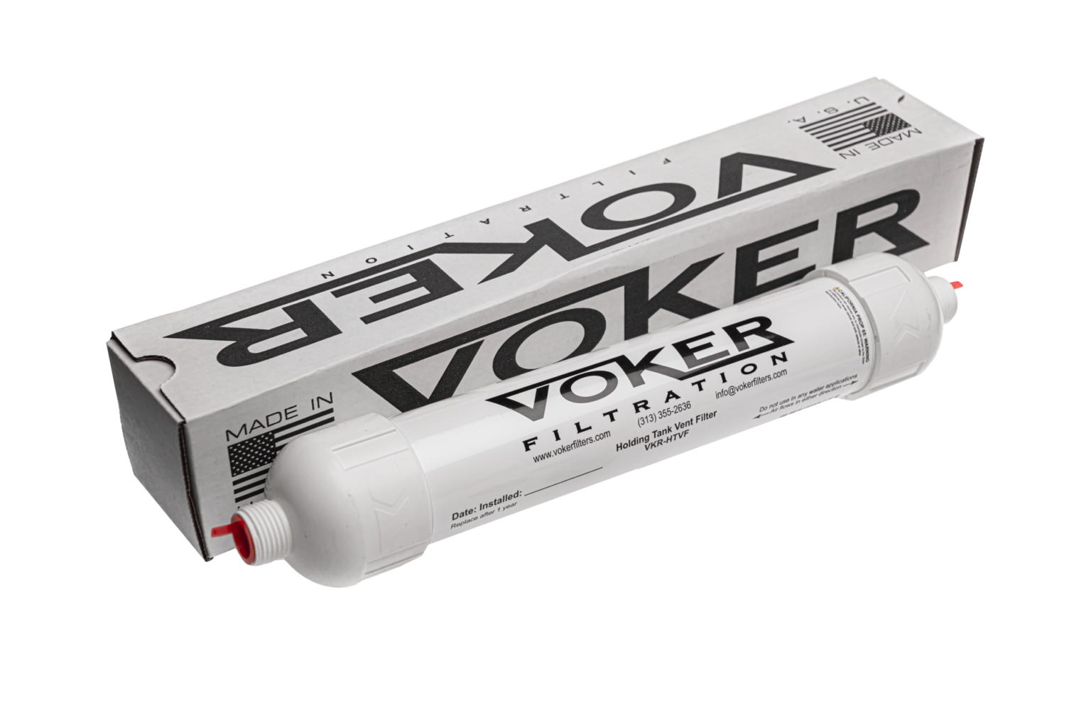 Voker Holding Tank Vent Filter (3/4" GHT connection) Voker Filters